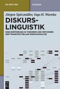 Cover: 9783110212440 | Diskurslinguistik | Jürgen Spitzmüller (u. a.) | Taschenbuch | VIII