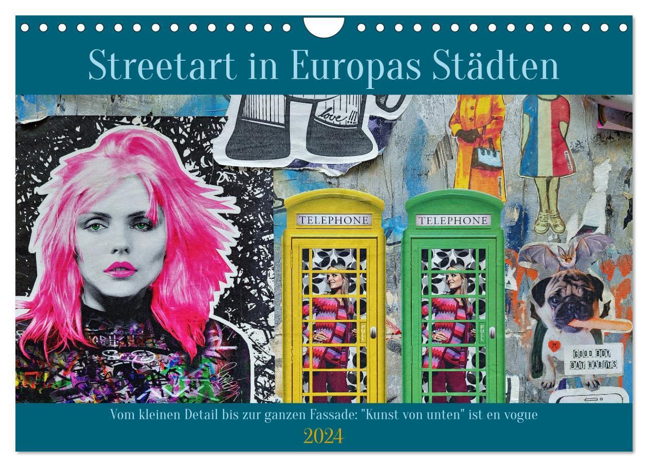 Cover: 9783675971110 | Streetart in Europas Städten (Wandkalender 2024 DIN A4 quer),...