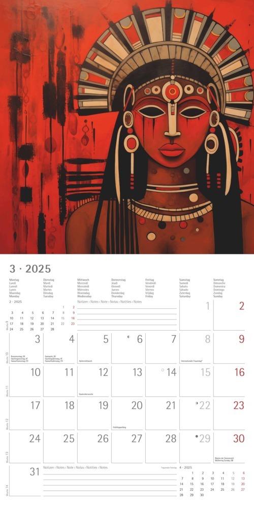 Bild: 4251732344344 | Alpha Edition - Tribal Inspiration 2025 Broschürenkalender,...