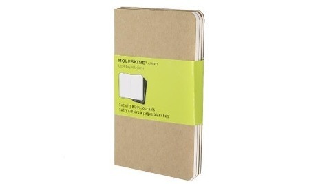 Cover: 9788883704949 | Moleskine Cahier pocket blanko packpapierbraun DIN A6. 3er Pack | Buch