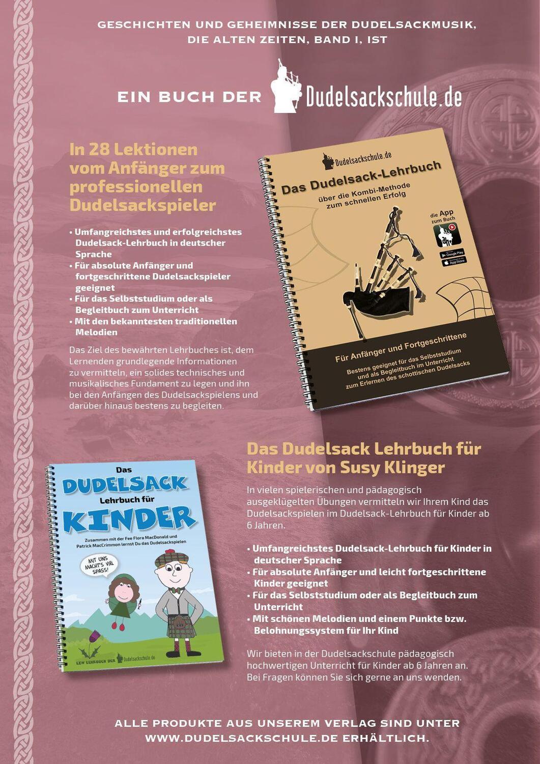 Bild: 9783910702028 | Geschichten und Geheimnisse der Dudelsackmusik | Susy Klinger | Buch