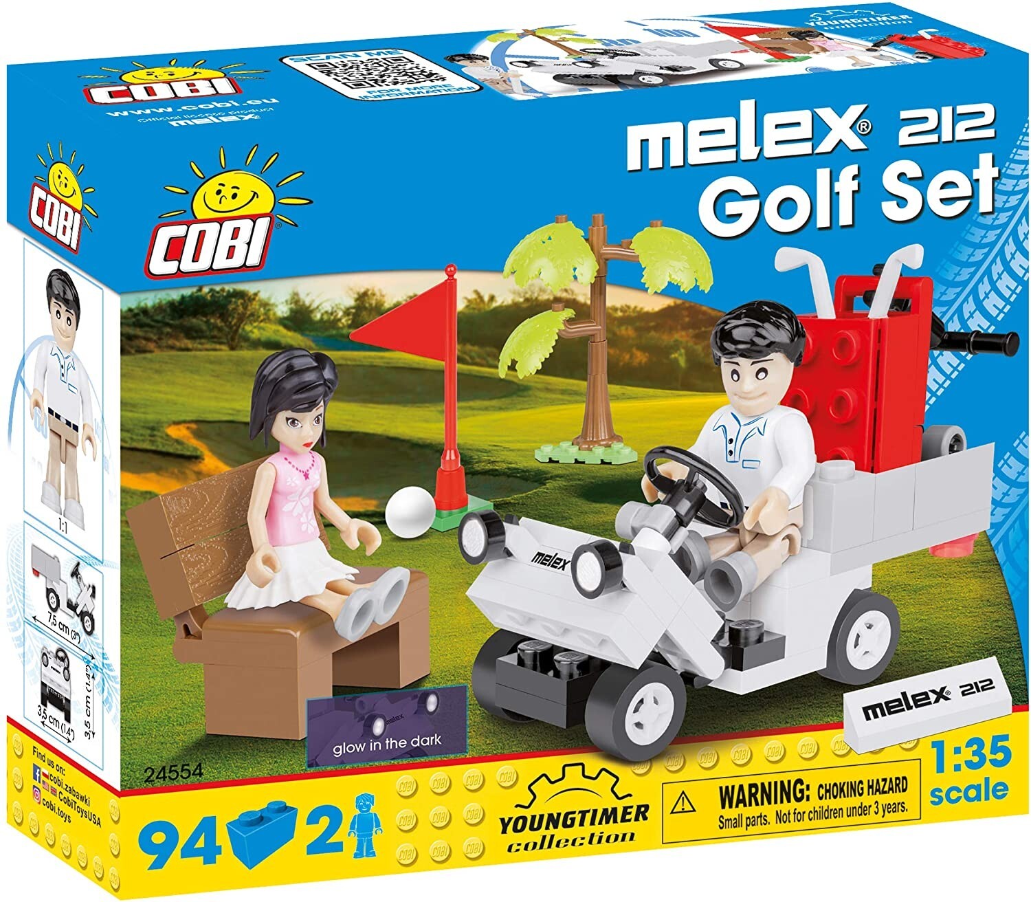 Cover: 5902251245542 | COBI 24554 - Youngtimer Collection, Melex 212 Golf Set, Bauset | 2021