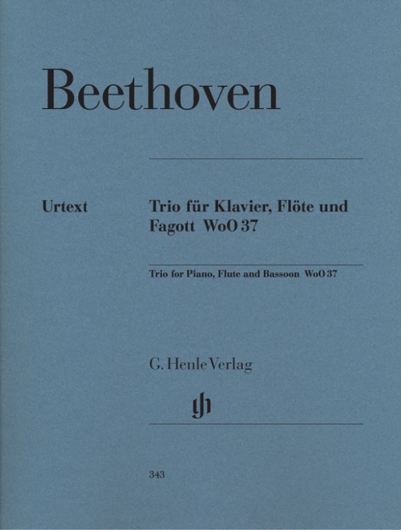 Cover: 9790201803432 | Beethoven, Ludwig van - Flötentrio G-dur WoO 37 für Klavier, Flöte...
