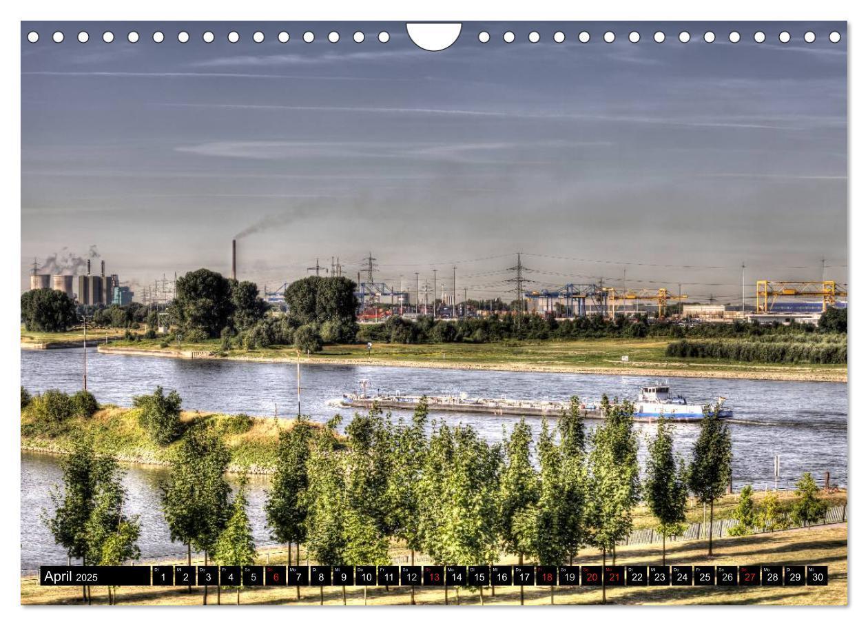 Bild: 9783435519316 | Duisburg am Rhein - R(h)einblicke (Wandkalender 2025 DIN A4 quer),...