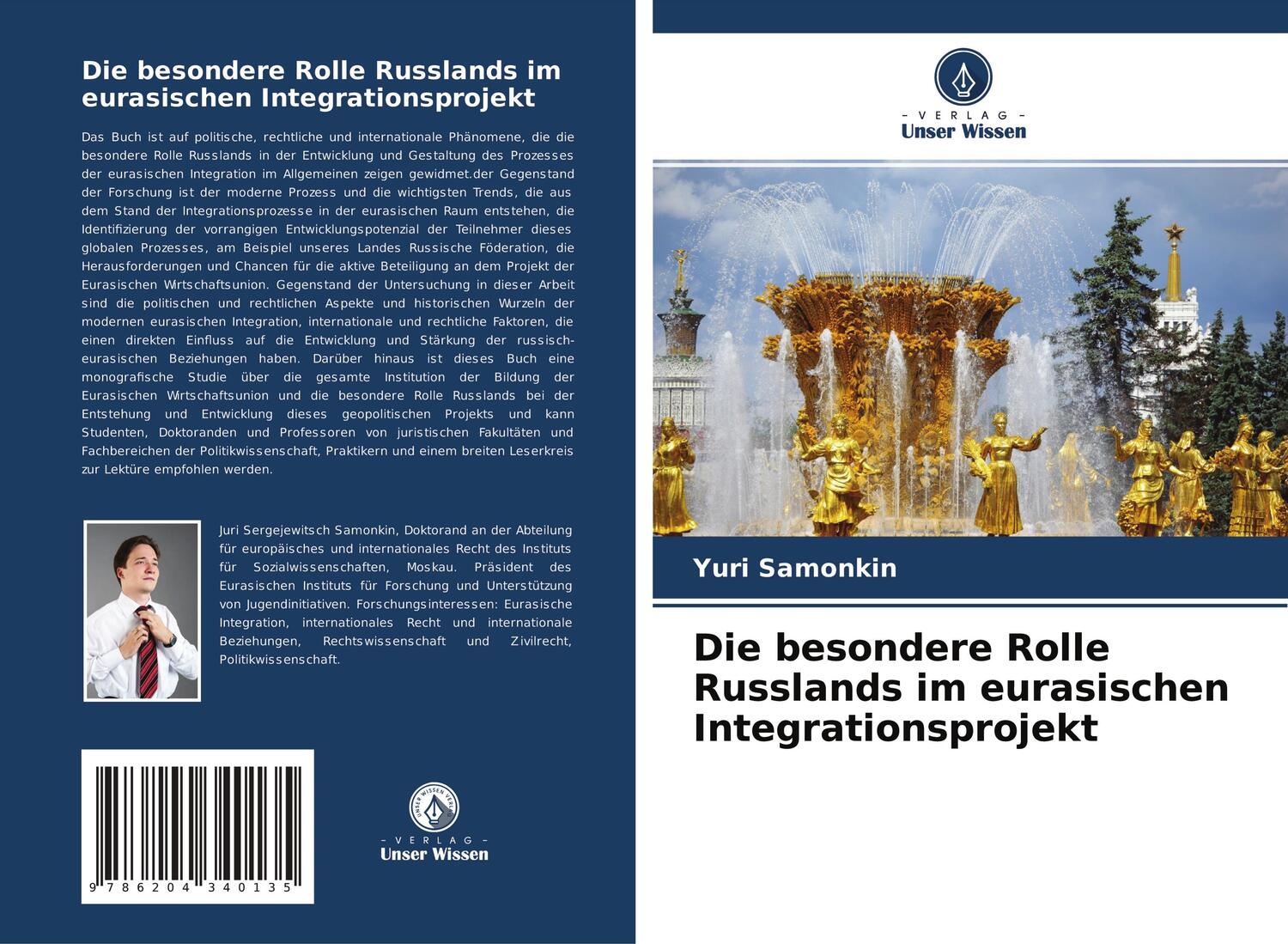 Cover: 9786204340135 | Die besondere Rolle Russlands im eurasischen Integrationsprojekt