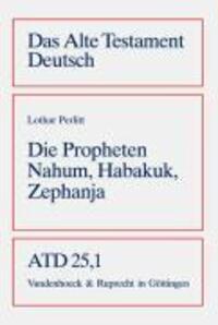 Cover: 9783525512289 | Die Propheten Nahum, Habakuk, Zephanja | Lothar Perlitt | Taschenbuch