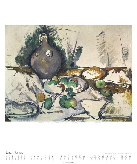 Bild: 9783840085277 | Paul Cézanne Kalender 2024. Kunstvoller Wandkalender mit...