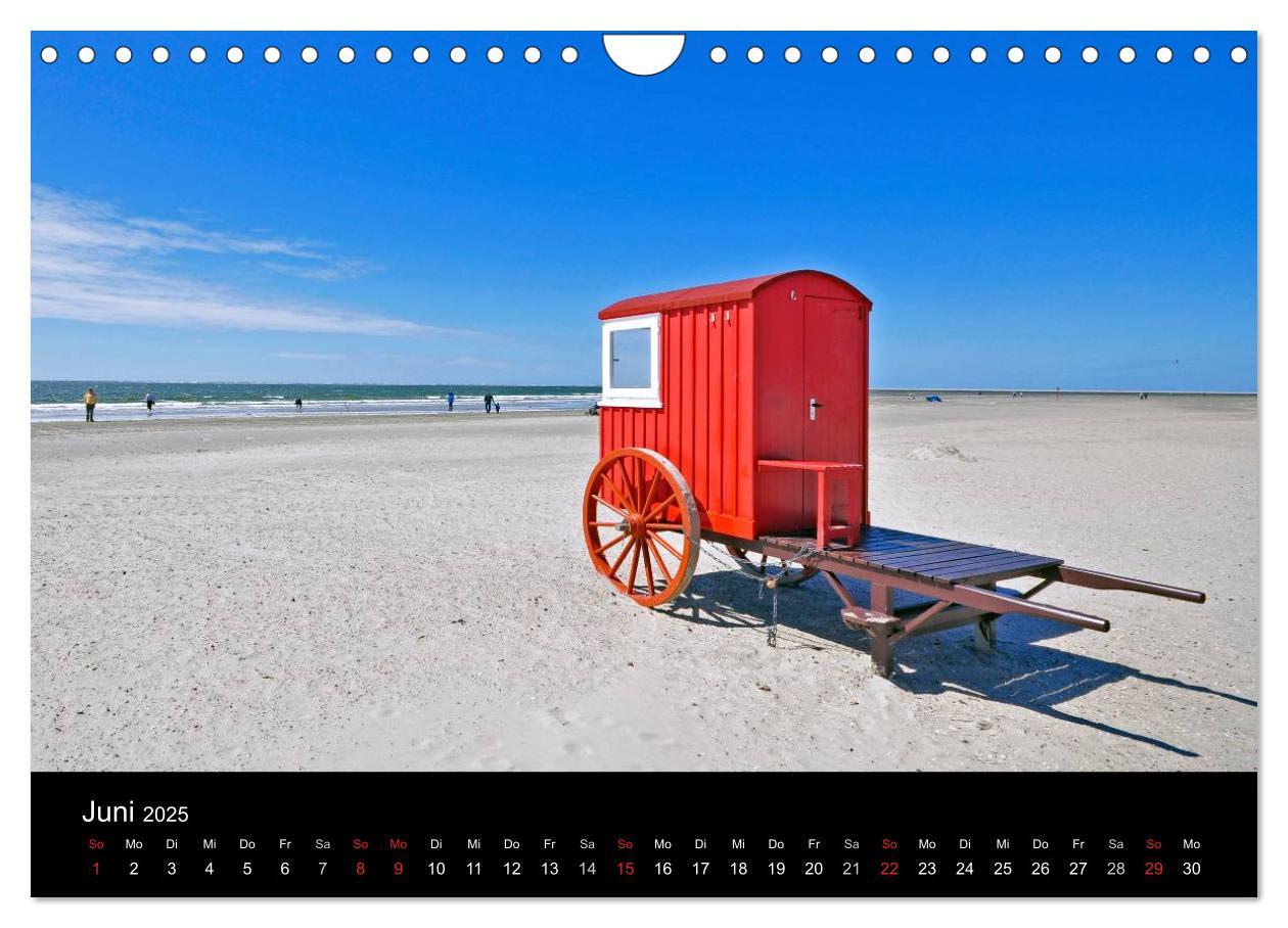 Bild: 9783435820535 | Ostfriesische Inseln (Wandkalender 2025 DIN A4 quer), CALVENDO...