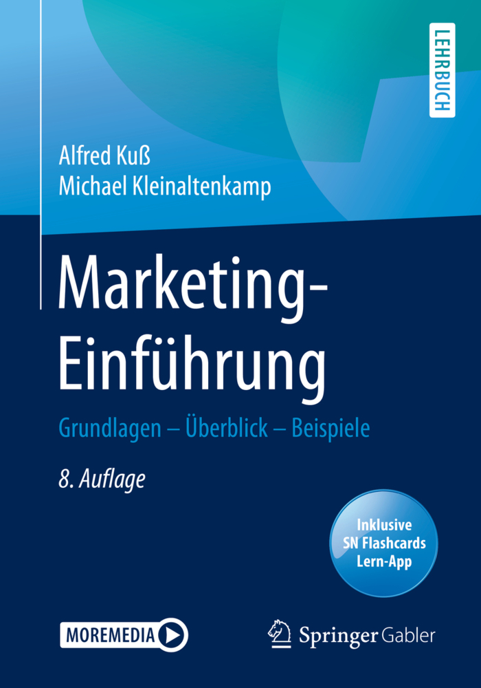 Cover: 9783658295110 | Marketing-Einführung, m. 1 Buch, m. 1 E-Book | Alfred Kuß (u. a.)