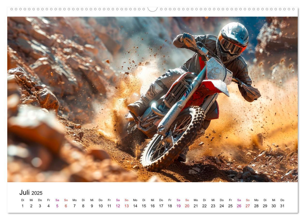 Bild: 9783457148044 | Motocross Erlebnisse (Wandkalender 2025 DIN A2 quer), CALVENDO...