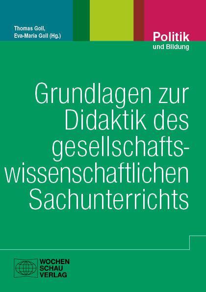 Cover: 9783734414480 | Grundlagen zur Didaktik des gesellschaftswissenschaftlichen...