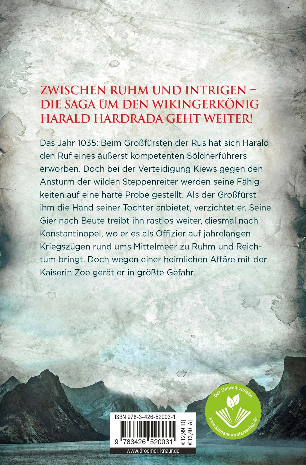Rückseite: 9783426520031 | Herrscher des Nordens 02 - Odins Blutraben | Ulf Schiewe | Taschenbuch