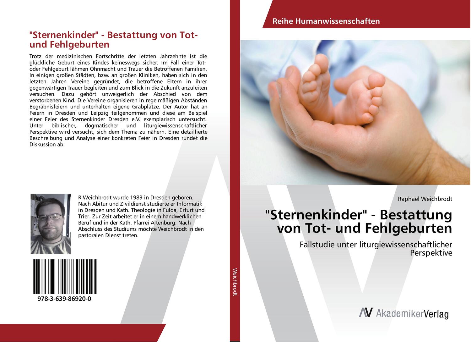 Cover: 9783639869200 | "Sternenkinder" - Bestattung von Tot- und Fehlgeburten | Weichbrodt