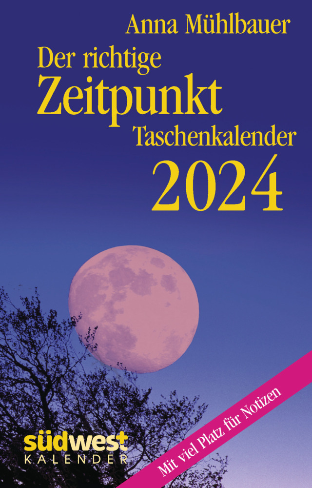 Cover: 9783517102030 | Der richtige Zeitpunkt 2024 - Taschenkalender im praktischen Format...