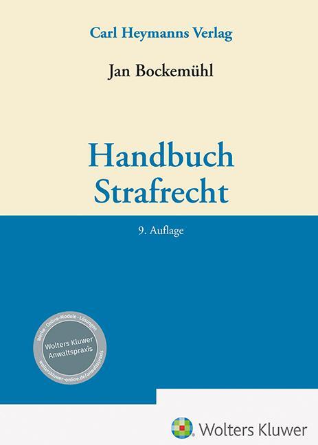 Cover: 9783452301390 | Handbuch Strafrecht | Jan Bockemühl | Buch | 2050 S. | Deutsch | 2024