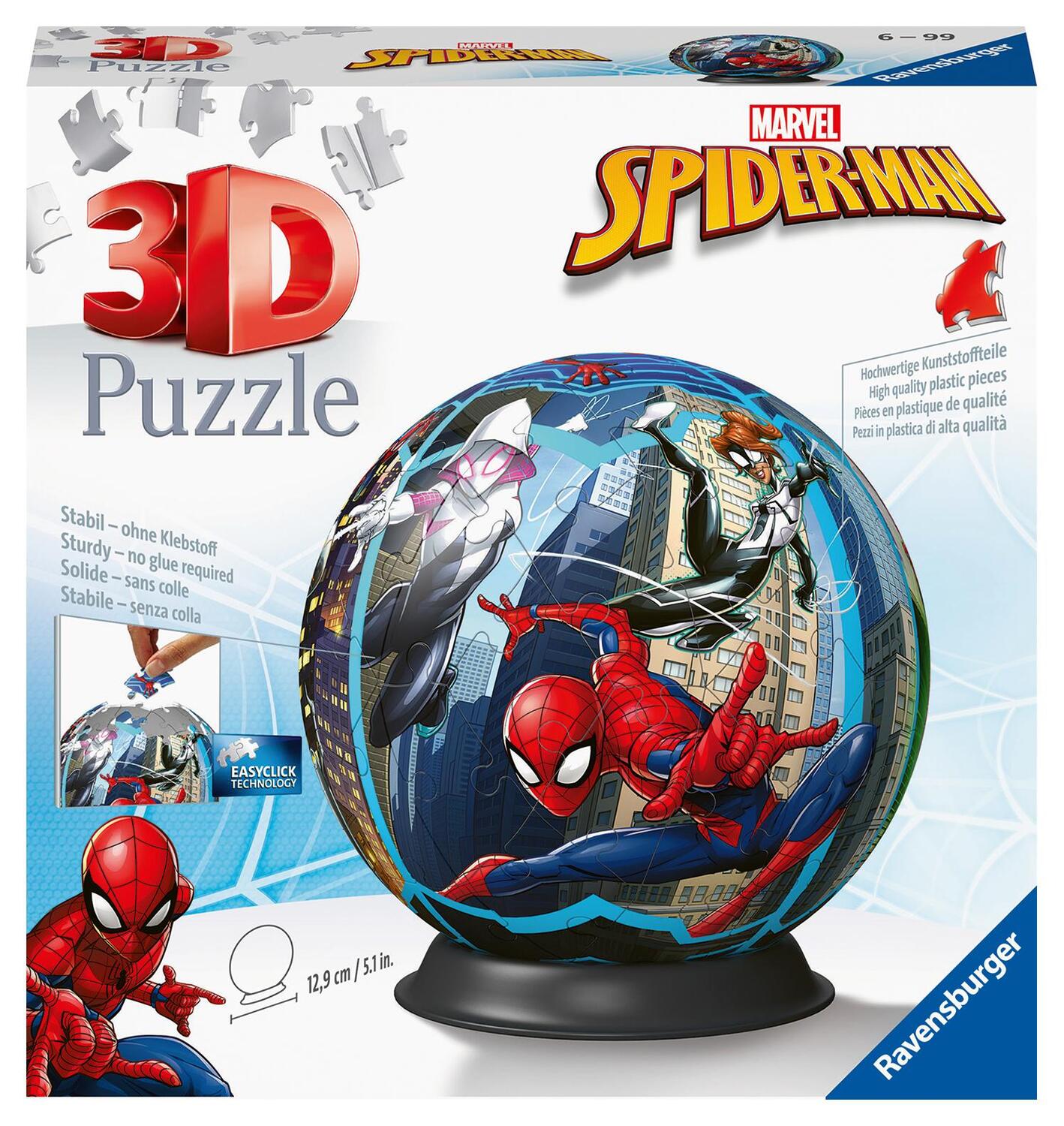 Cover: 4005556115631 | Ravensburger 3D Puzzle 11563 - Puzzle-Ball Spiderman - Puzzle-Ball...
