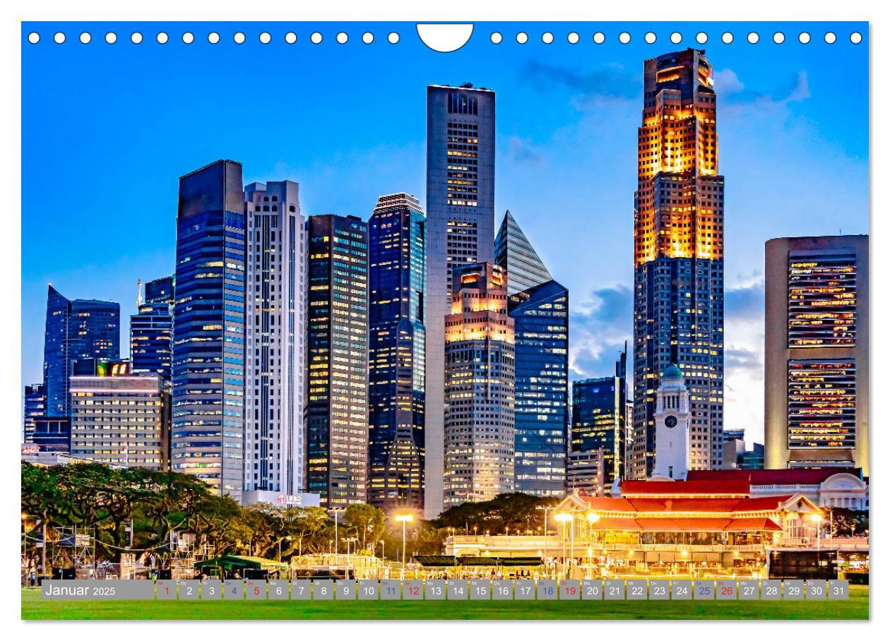 Bild: 9783435244607 | Singapur - Asiatische Lifestyle Metropole (Wandkalender 2025 DIN A4...