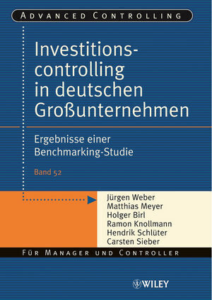 Cover: 9783527502615 | Investitionscontrolling in deutschen Großunternehmen | Taschenbuch