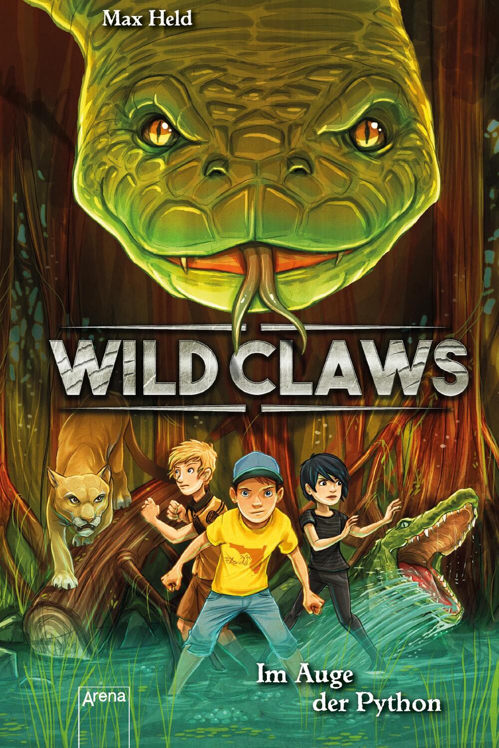 Cover: 9783401604534 | Im Auge der Python | Wild Claws (1) | Max Held | Buch | Wild Claws