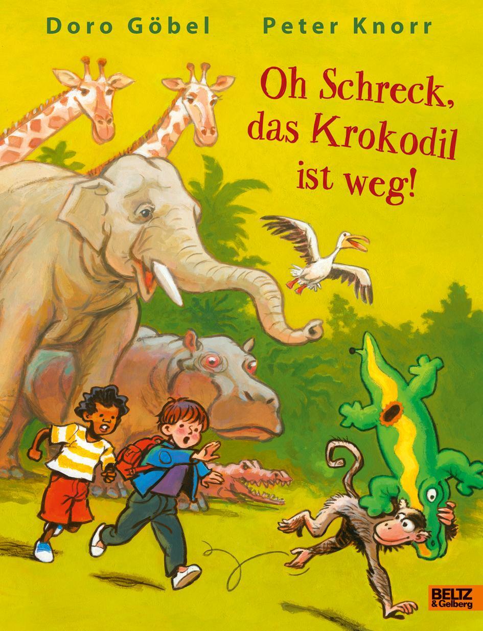 Cover: 9783407821157 | Oh Schreck, das Krokodil ist weg | vierfarbiges Bilderbuch | Göbel