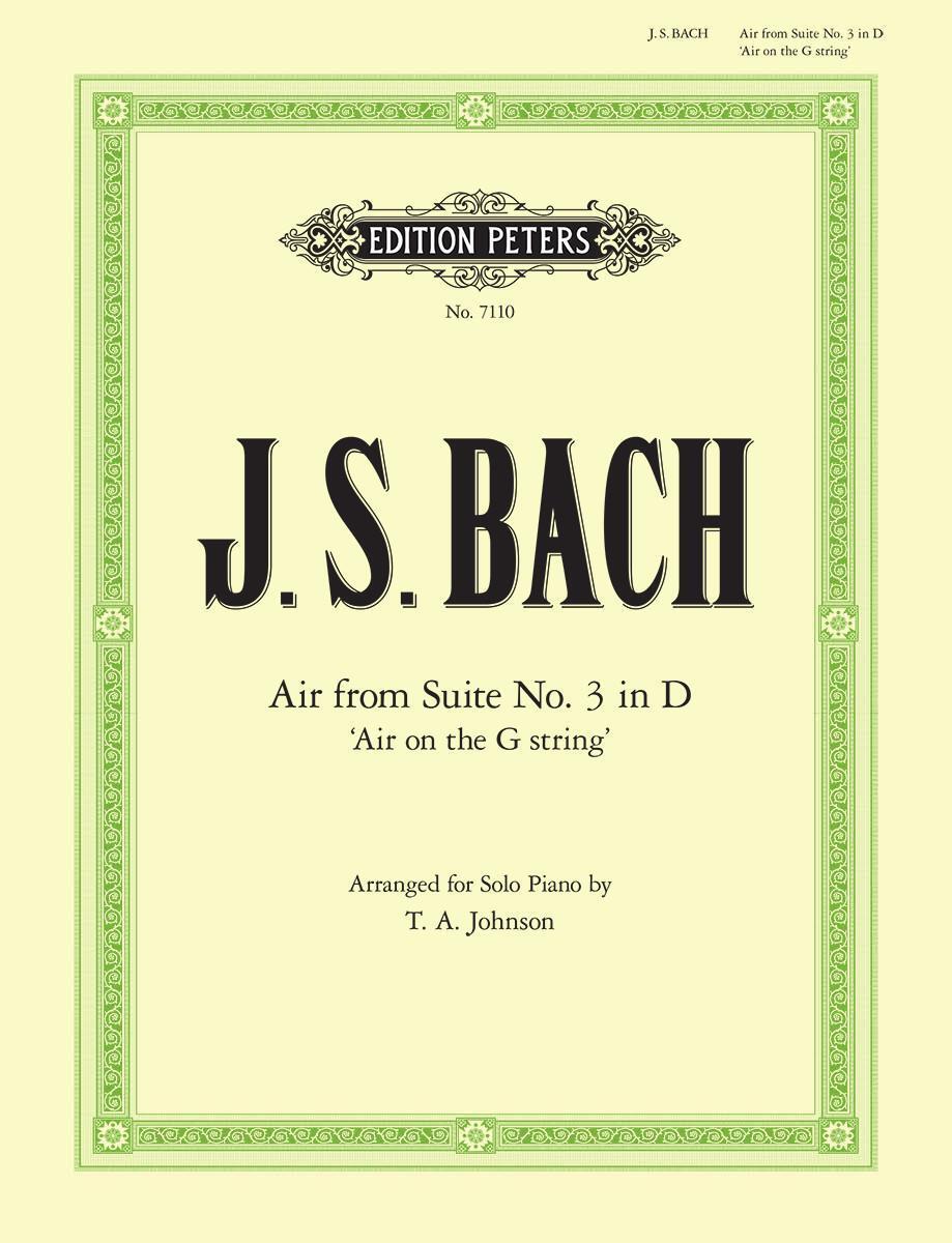 Cover: 9790014054601 | Air D-Dur "Air on the G String" | Johann Sebastian Bach (u. a.)