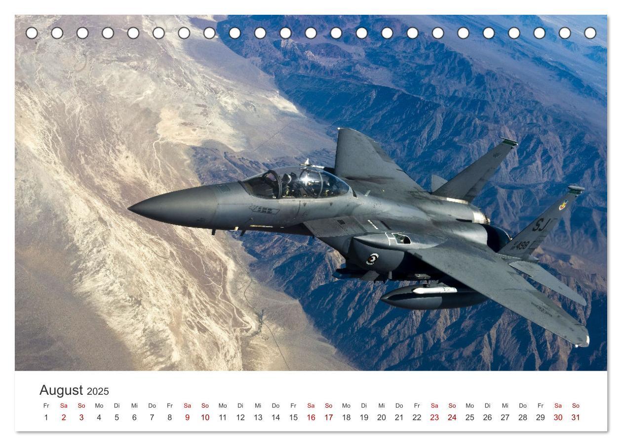 Bild: 9783383917622 | Kampfjets - Düsenjäger-Kalender (Tischkalender 2025 DIN A5 quer),...