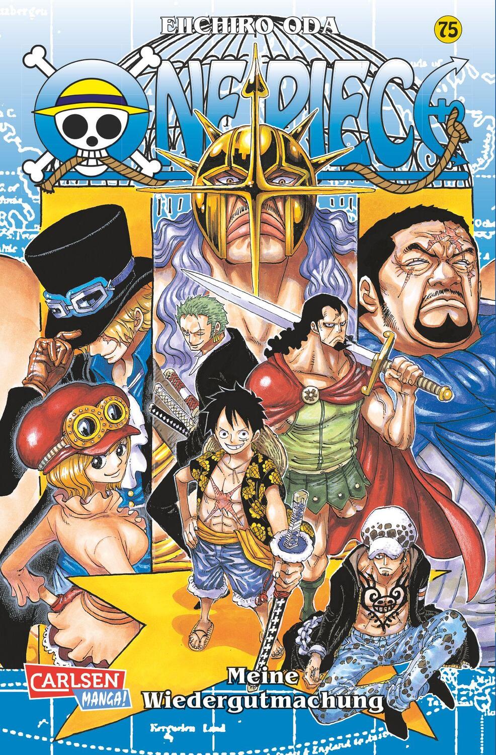 Cover: 9783551763792 | One Piece 75. Meine Wiedergutmachung | Eiichiro Oda | Taschenbuch