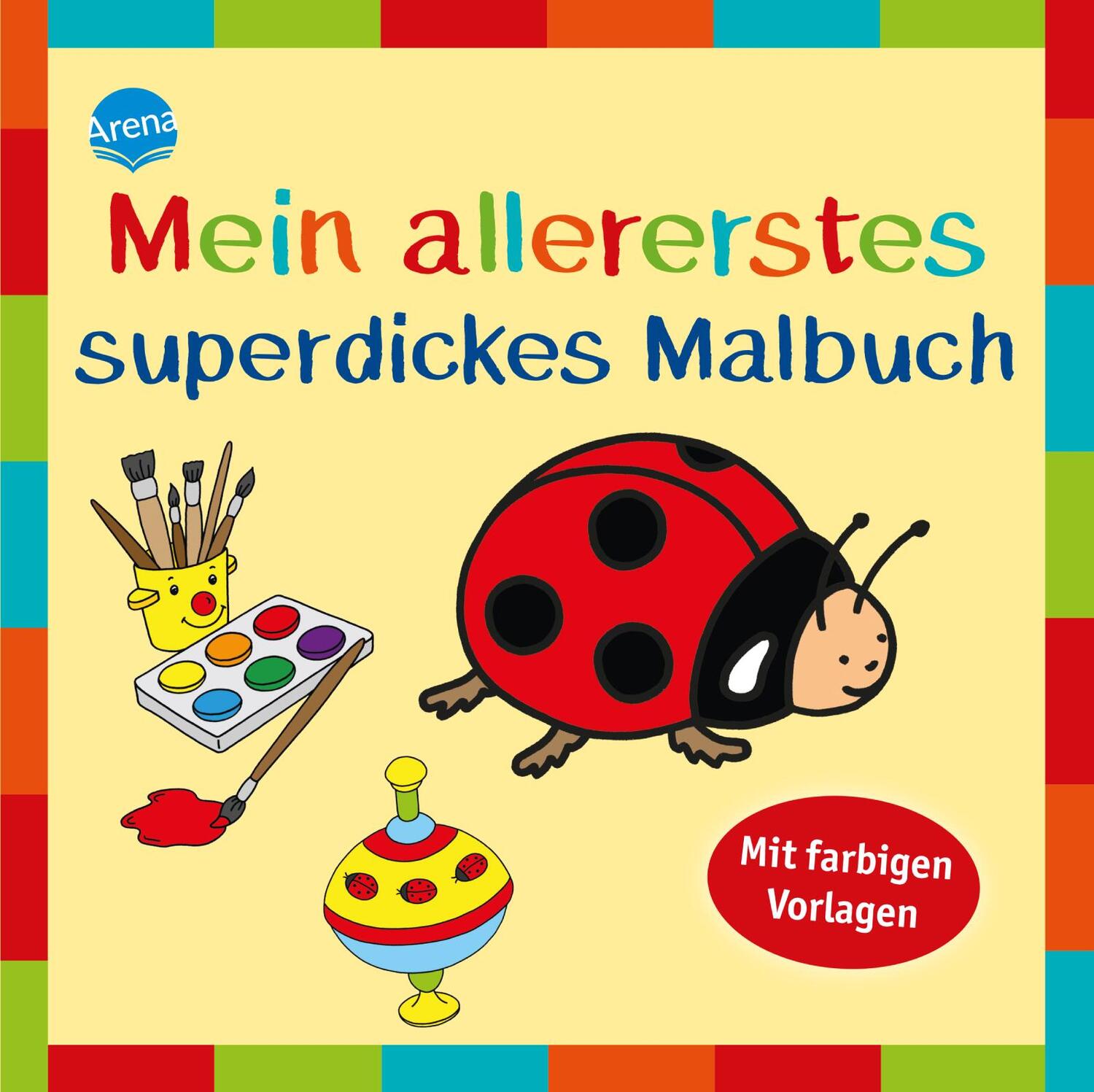 Cover: 9783401709642 | Mein allererstes superdickes Malbuch | Mit farbigen Vorlagen | Nicolas