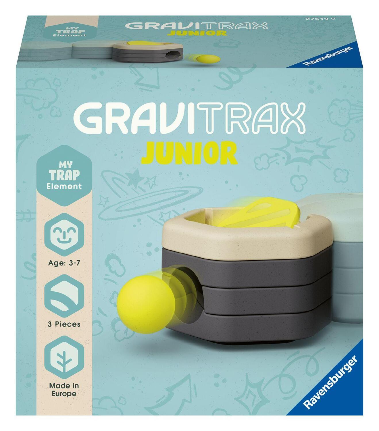 Cover: 4005556275199 | Ravensburger GraviTrax Junior Element Trap - Erweiterbare Kugelbahn...