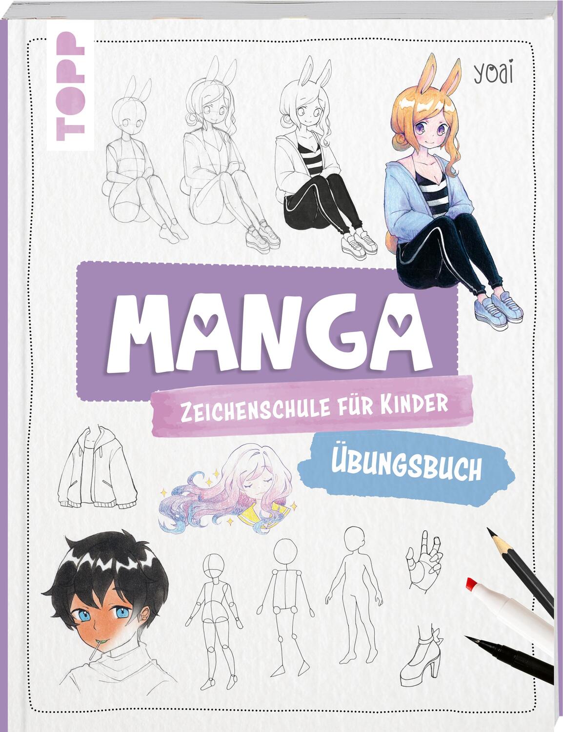 Cover: 9783735890108 | Manga-Zeichenschule für Kinder Übungsbuch | Yoai | Taschenbuch | 96 S.