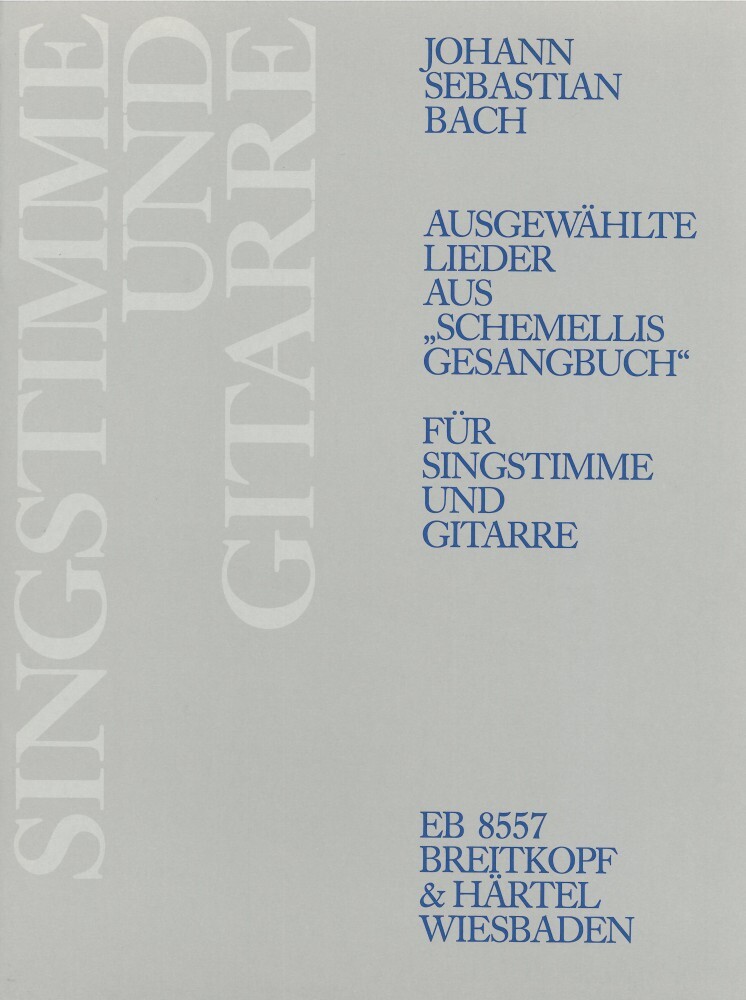 Cover: 9790004178461 | Ausgew. Lieder a. Schemellis G | Johann Sebastian Bach | Buch