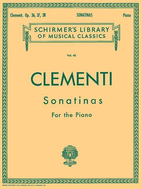 Cover: 9780793551736 | 12 Sonatinas, Op. 36, 37, 38: Schirmer Library of Classics Volume...