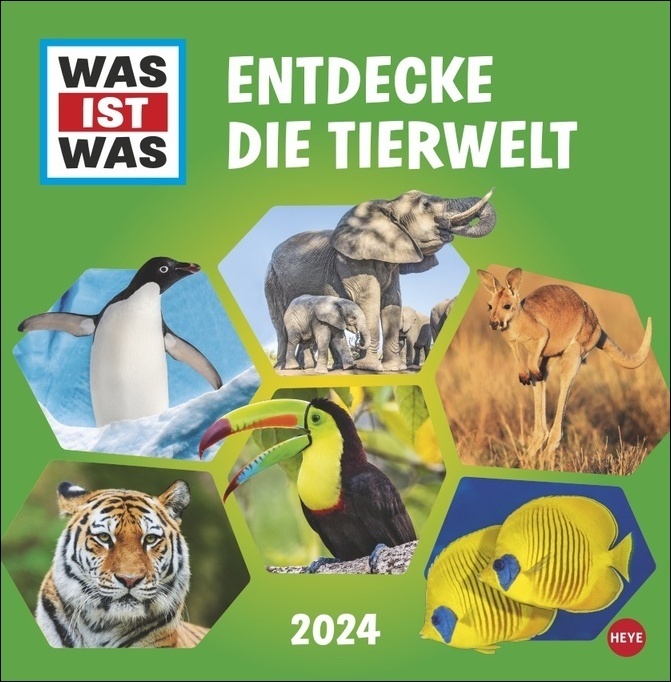 Cover: 9783756403585 | WAS IST WAS Entdecke die Tierwelt Broschurkalender 2024. Jeden...