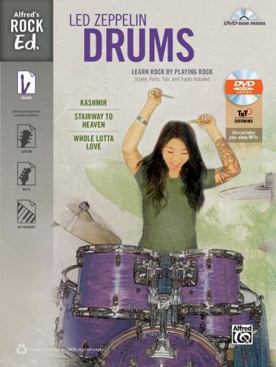Cover: 9780739096161 | Alfred's Rock Ed. -- Led Zeppelin Drums: Learn Rock by Playing...