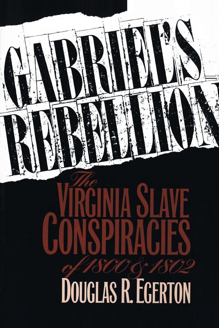 Cover: 9780807844229 | Gabriel's Rebellion | The Virginia Slave Conspiracies of 1800 and 1802