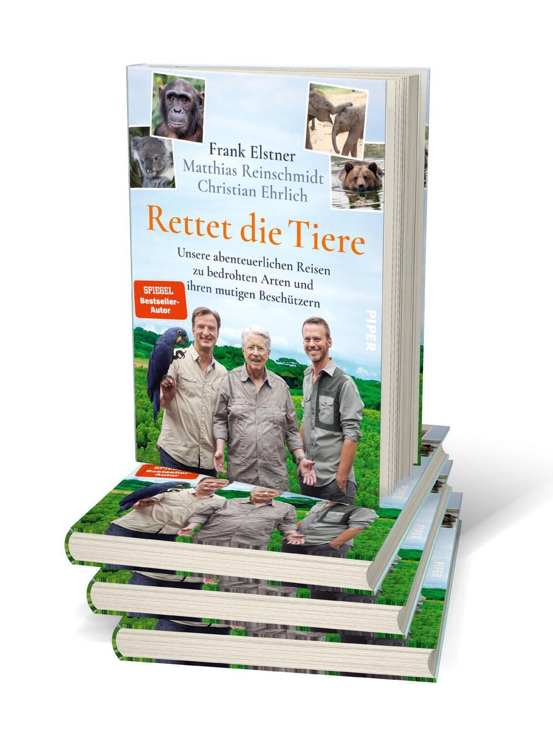 Bild: 9783492071727 | Rettet die Tiere | Frank Elstner (u. a.) | Buch | Deutsch | 2023