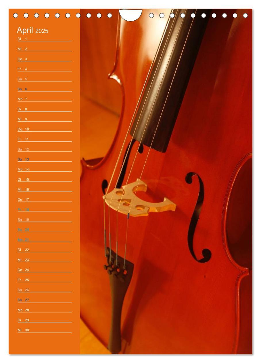 Bild: 9783457010891 | Geliebtes Cello (Wandkalender 2025 DIN A4 hoch), CALVENDO...