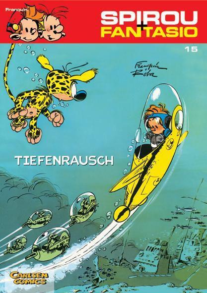 Cover: 9783551772152 | Spirou und Fantasio 15. Tiefenrausch | (Neuedition) | Andre Franquin