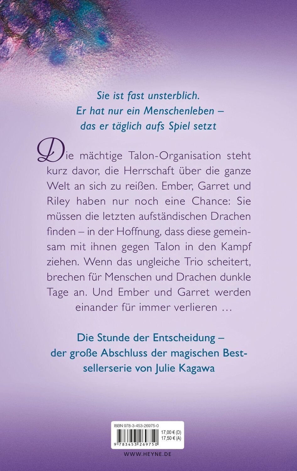 Bild: 9783453269750 | Talon - Drachenschicksal (5) | Roman | Julie Kagawa | Buch | Talon