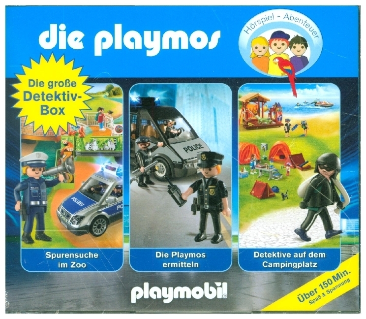 Cover: 4260229664285 | Die Playmos - Die große Detektiv-Box, 3 Audio-CD | Audio-CD | 150 Min.