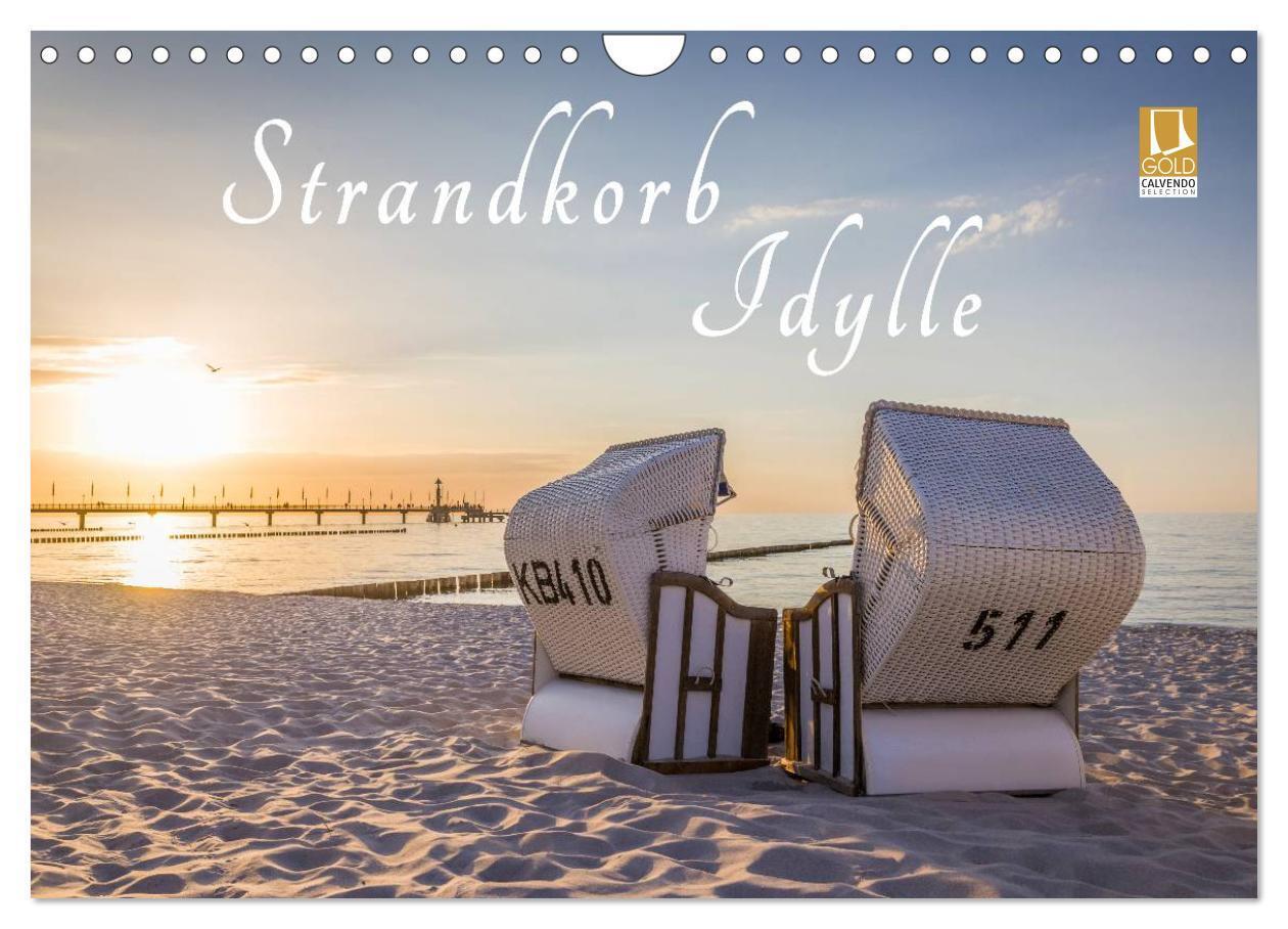 Cover: 9783435571895 | Strandkorb Idylle (Wandkalender 2025 DIN A4 quer), CALVENDO...