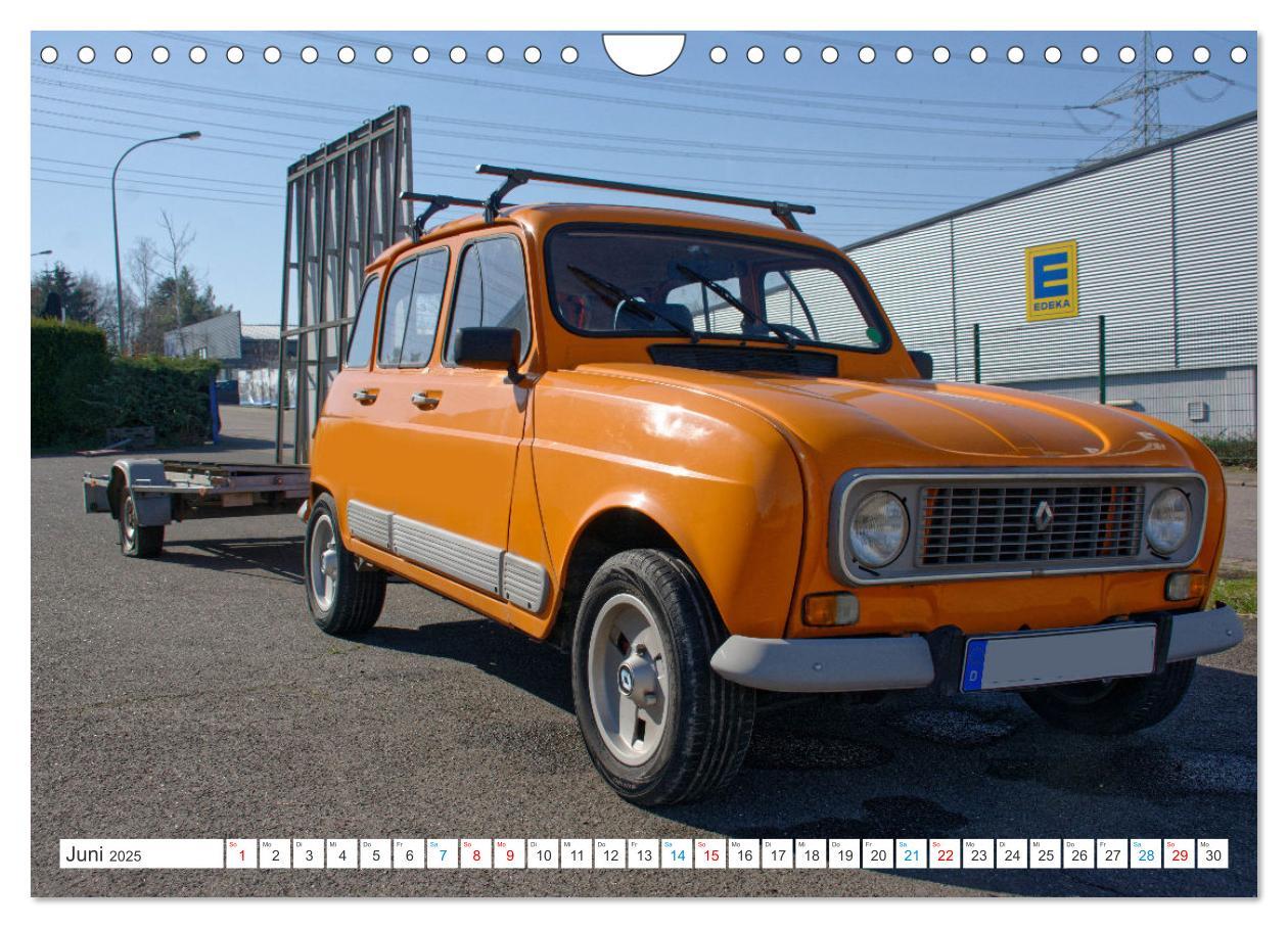 Bild: 9783383859311 | Renault 4 - Kultfahrzeug und Wegbegleiter (Wandkalender 2025 DIN A4...