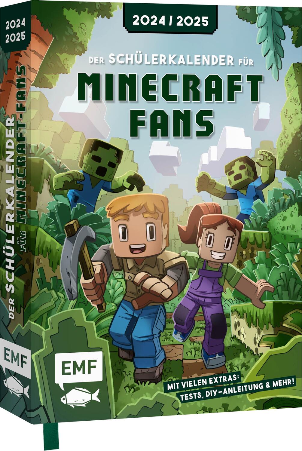Cover: 9783745922363 | Der Schülerkalender für Minecraft-Fans 2024/2025 | Schröer (u. a.)
