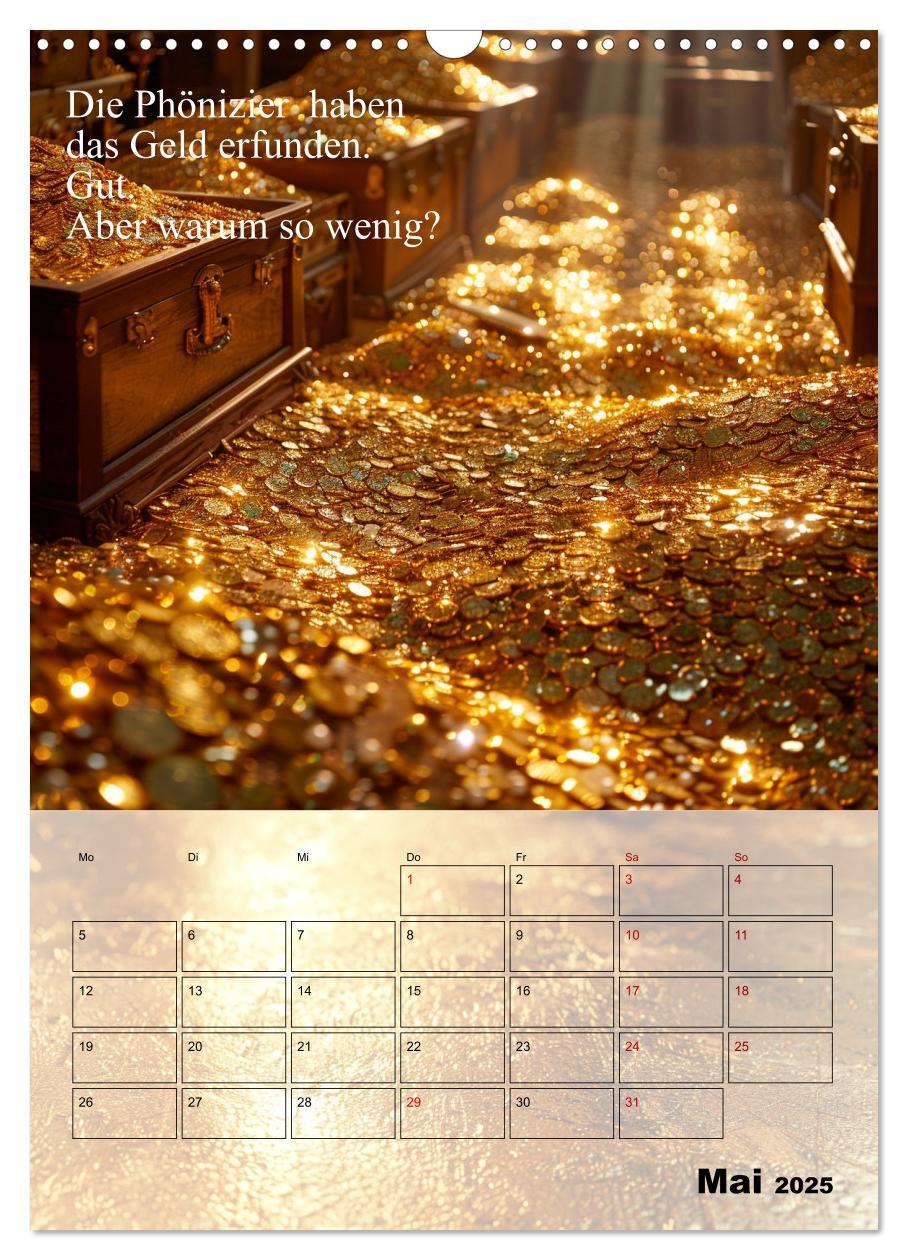 Bild: 9783435832088 | Der Geld-Anlock-Kalender (Wandkalender 2025 DIN A3 hoch), CALVENDO...