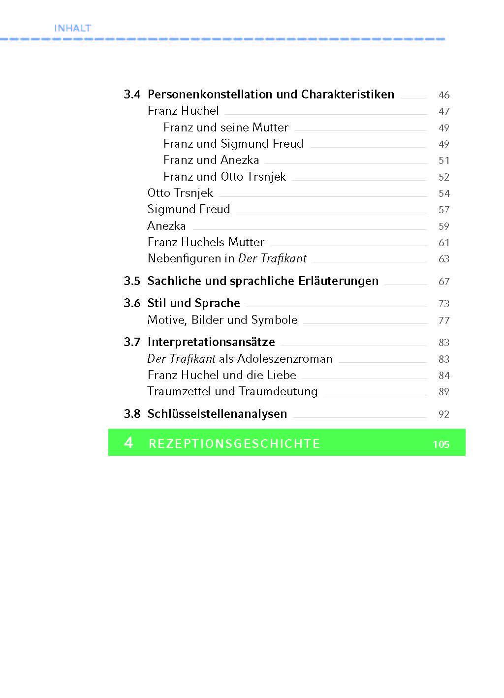 Bild: 9783804420830 | Der Trafikant - Textanalyse und Interpretation | Robert Seethaler