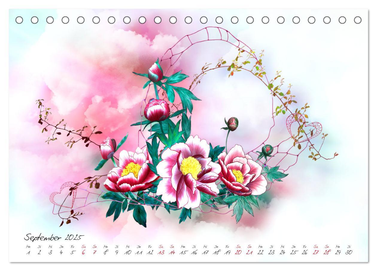 Bild: 9783435317059 | Zauberhaftes Ikebana (Tischkalender 2025 DIN A5 quer), CALVENDO...