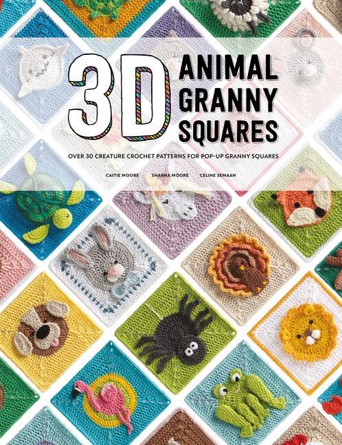 Cover: 9781446309483 | 3D Animal Granny Squares | Celine Semaan (u. a.) | Taschenbuch | 2022