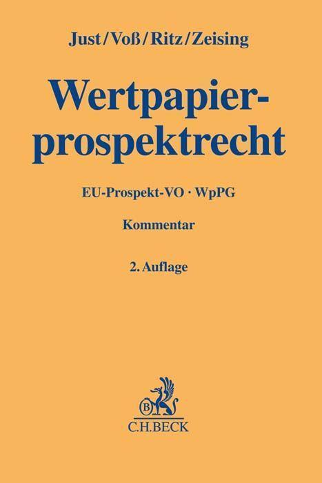 Cover: 9783406682810 | Wertpapierprospektrecht | Prospekt-VO und WpPG | Clemens Just (u. a.)