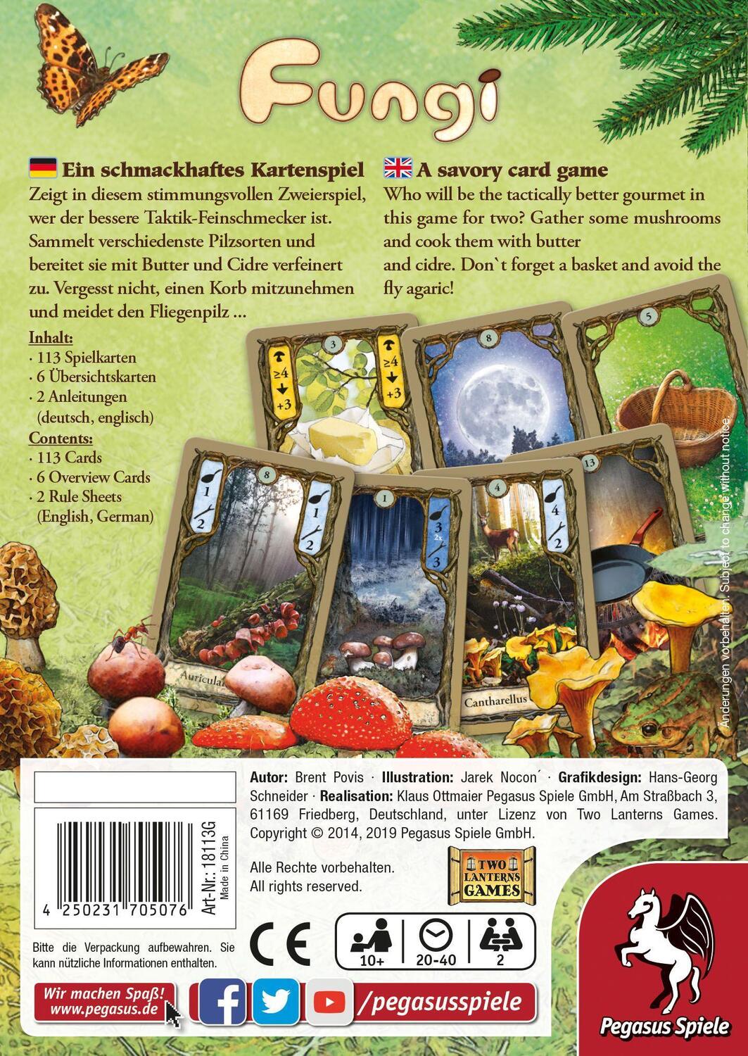 Bild: 4250231705076 | Fungi | Spiel | Deutsch | 2014 | Pegasus | EAN 4250231705076