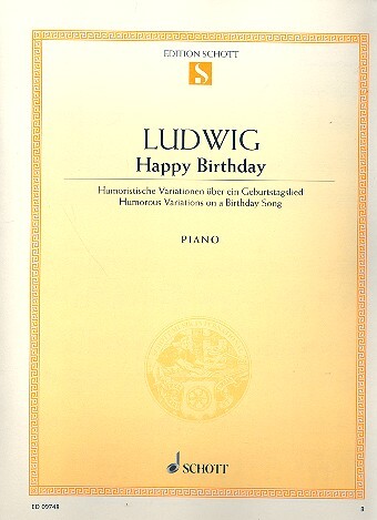Cover: 9790001092562 | Happy Birthday | Claus-Dieter Ludwig | Buch | 12 S. | Deutsch | 1987